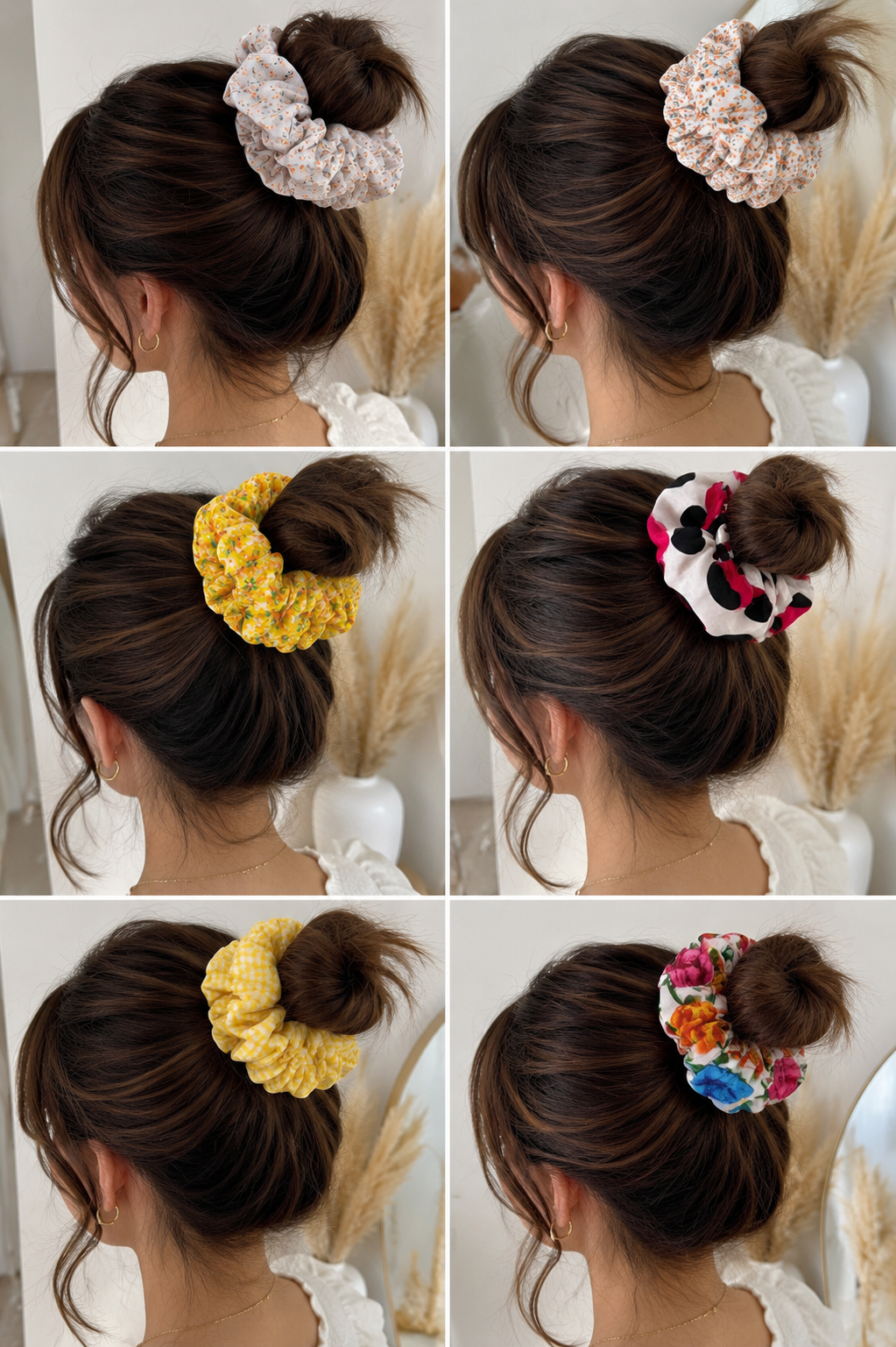 Handmade Floral Scrunchie🌸